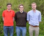 Das Bayreuther Gründungs-Sprecherteam (v.l.n.r.): Andreas Schedl (Kassenwart), Markus Herling (Sprecher), Sebastian With (Stellvertretender Sprecher)